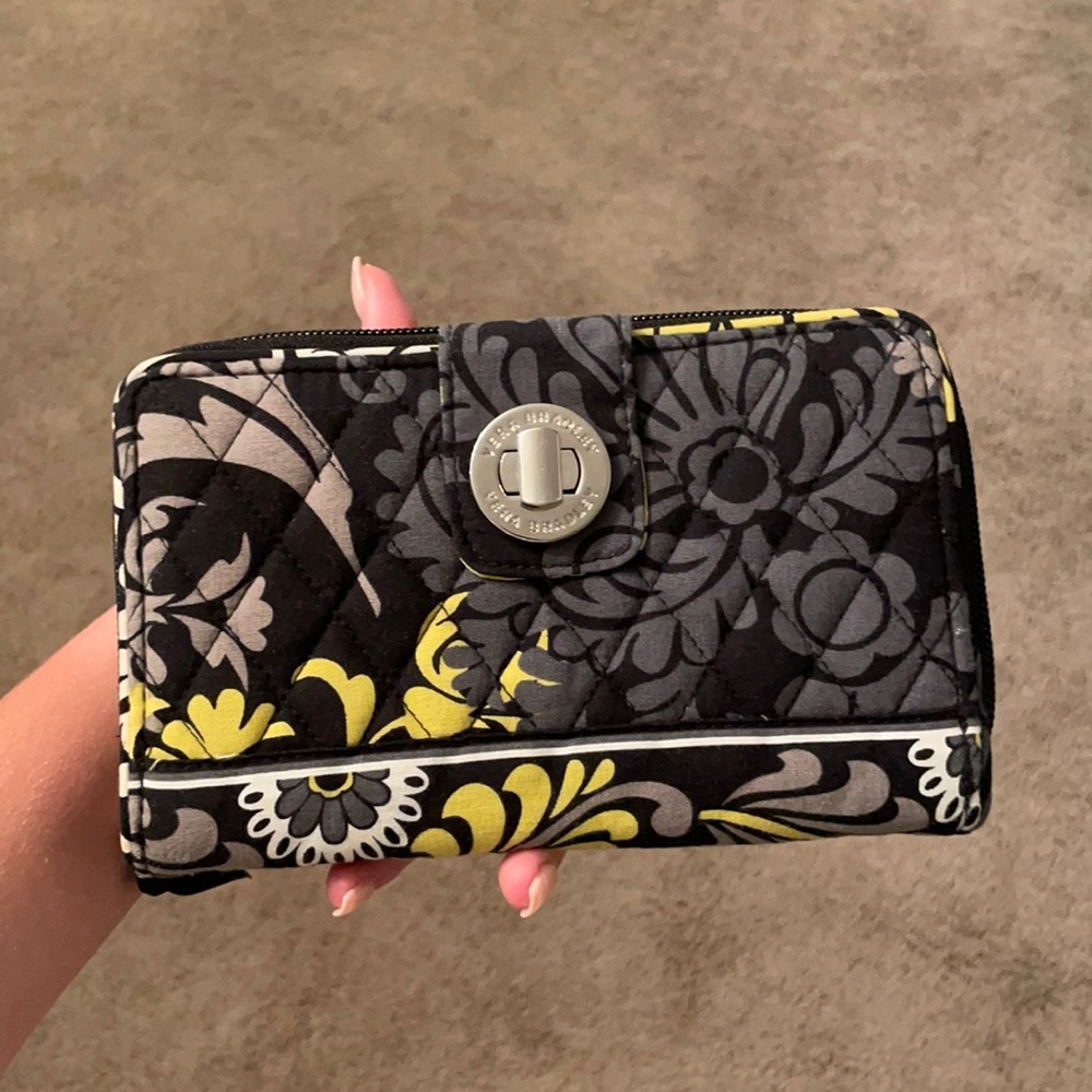 Black and Yellow Vera Bradley Wallet